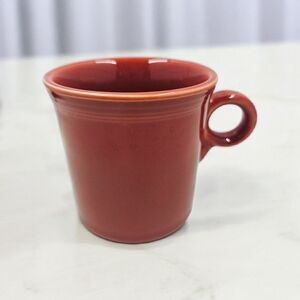 Fiesta Rust Color Ceramic Ring Handle Coffee Mug HLC Made in USA